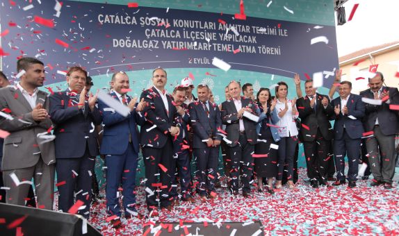 Çatalca'ya 202 kilometrelik doğalgaz yatırımı